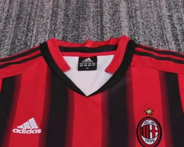 04-05 Retro Kids AC Milan Home Kit