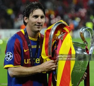 2010-11 Retro Barcelona Home Kit Player