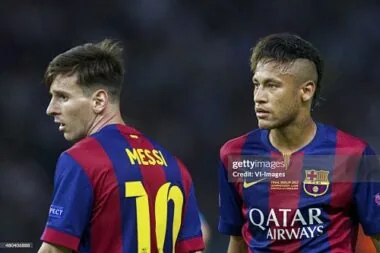 2014-15 Retro Barcelona Home Kit Player