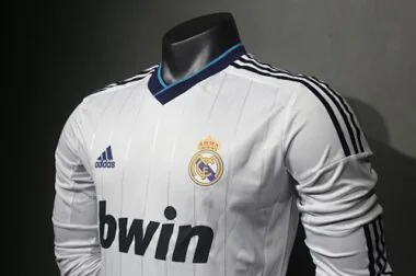 2012-13 Retro Real Madrid Home Kit Player Long Sleeves