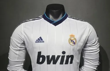 2012-13 Retro Real Madrid Home Kit Player Long Sleeves