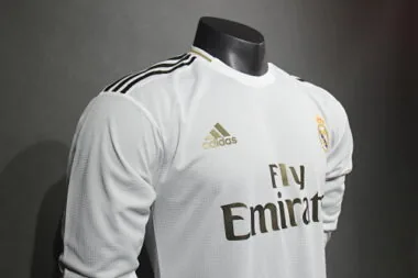 2019-20 Retro Real Madrid Home Kit Player Long Sleeve