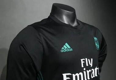 2017-18 Retro Real Madrid Away Kit Player Long Sleeve