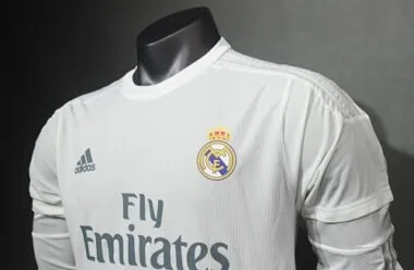 2015-16 Retro Real Madrid Home Kit Player Long Sleeve
