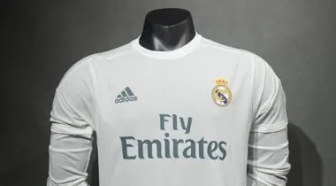 2015-16 Retro Real Madrid Home Kit Player Long Sleeve