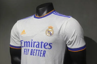 2021-22 Retro Real Madrid Home Kit Player
