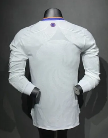 2021-22 Retro Real Madrid Home Kit Player Long Sleeves