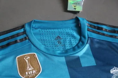 2017-18 Retro Real Madrid Second Away Kit Player Long Sleeves
