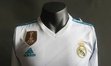 2017-18 Retro Real Madrid Home Kit Player Long Sleeves