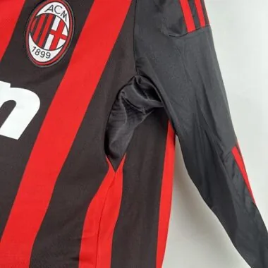 08-09 Retro long sleeve AC Milan Home S-XXL