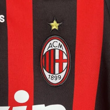 08-09 Retro long sleeve AC Milan Home S-XXL