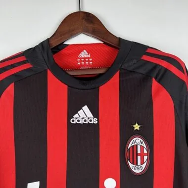 08-09 Retro long sleeve AC Milan Home S-XXL