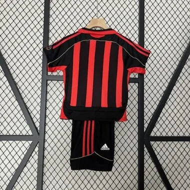 06-07 AC Milan Kids Retro Home Kits