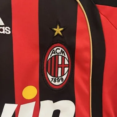 06-07 AC Milan Kids Retro Home Kits