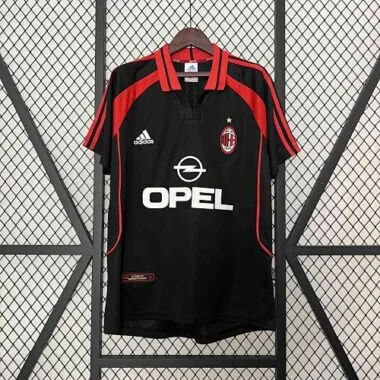 00-01 AC Milan Third Retro Kit Football Apparel