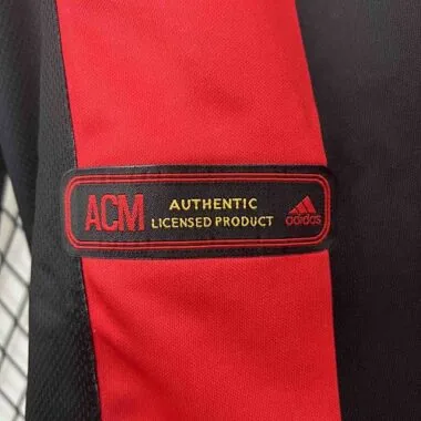 00-01 AC Milan Home Retro Kit Vintage Shirt