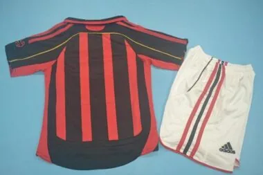 06-07 AC Milan home kid kits