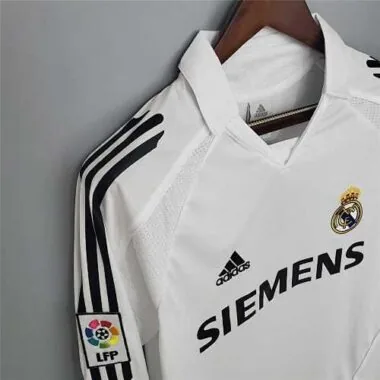 05-06 Real Madrid home long sleeve