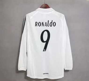 05-06 Real Madrid home long sleeve