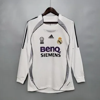 06-07 Real Madrid home long sleeve
