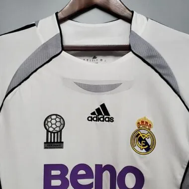 06-07 Real Madrid home long sleeve