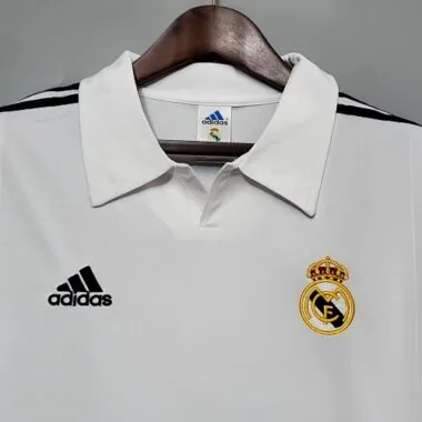 01-02 Real Madrid home long-sleeve
