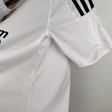08-09 Real Madrid Retro Home Kit Vintage White Shirt