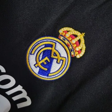 08-09 Real Madrid Retro Third Kit Vintage Black Shirt