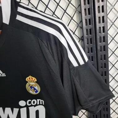 08-09 Real Madrid Retro Third Kit Vintage Black Shirt
