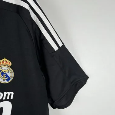 08-09 Real Madrid Retro Third Kit Vintage Black Shirt