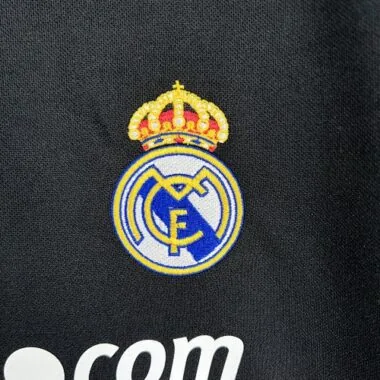 08-09 Real Madrid Retro Third Kit Vintage Black Shirt