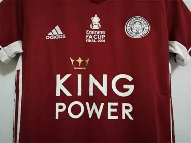 2020/21 Leicester City third away with FA cup sponsers