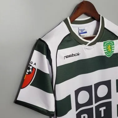 01-03 Sporting Lisbon Home Retro Kit Vintage Shirt Football Jerseys Yupoo