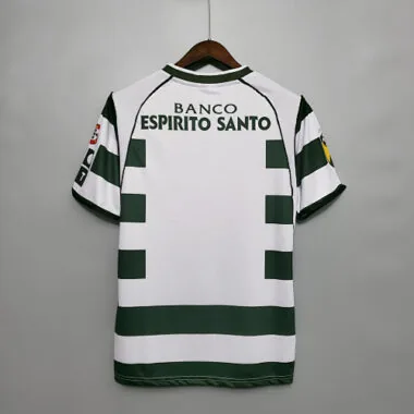 01-03 Sporting Lisbon Home Retro Kit Vintage Shirt Football Jerseys Yupoo