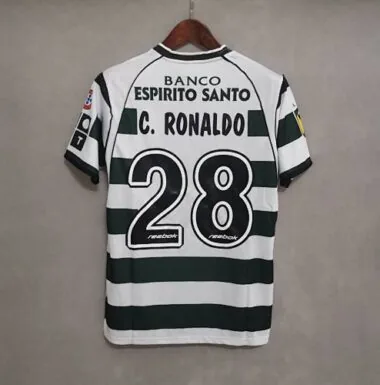 01-03 Sporting Lisbon Home Retro Kit Vintage Shirt Football Jerseys Yupoo