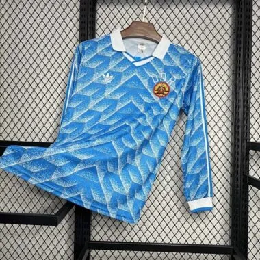 1988 East Germany Retro Long Sleeves Kit Vintage Shirt