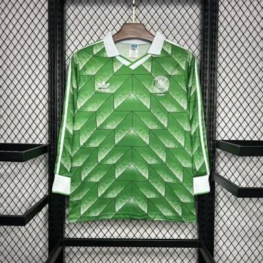 1990 Germany Away Retro Long Sleeve Vintage Shirt