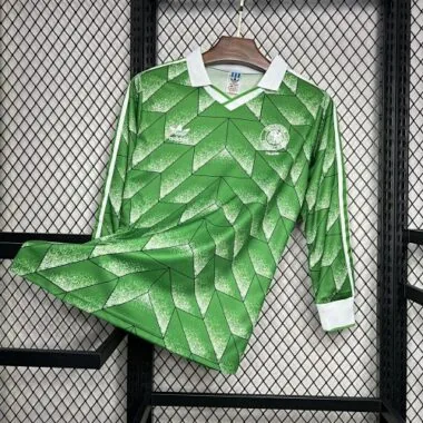 1990 Germany Away Retro Long Sleeve Vintage Shirt