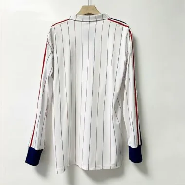 80-82 France Away Retro Kit Long Sleeve Shirt Jersey Supplier Yupoo