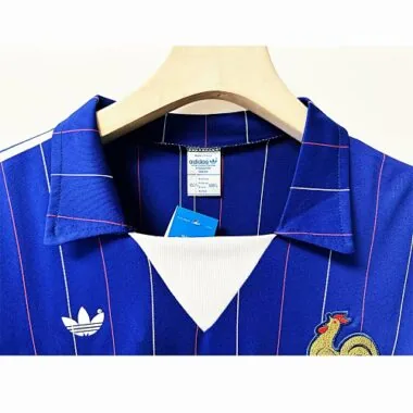 80-82 France Home Retro Kit Long Sleeve Shirt Jersey Supplier Yupoo