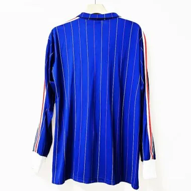 80-82 France Home Retro Kit Long Sleeve Shirt Jersey Supplier Yupoo