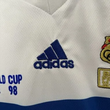 1998 France Away Retro Kid Kits Youth Apparels