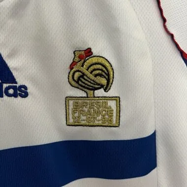 1998 France Away Retro Kid Kits Youth Apparels