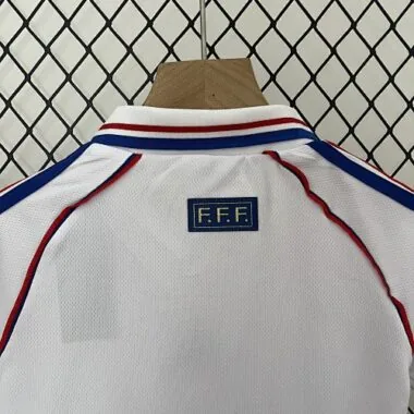 1998 France Away Retro Kid Kits Youth Apparels