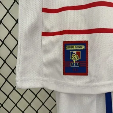1998 France Away Retro Kid Kits Youth Apparels