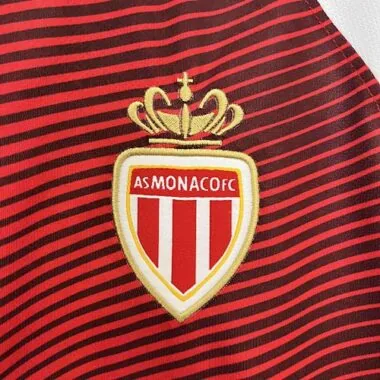 16-17 Monaco Home Retro Kit Football Uniform