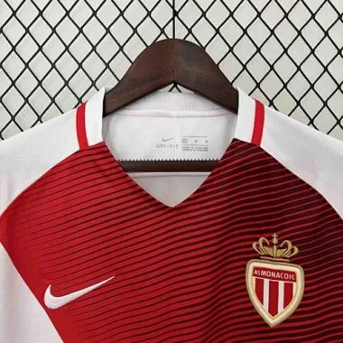 16-17 Monaco Home Retro Kit Football Uniform