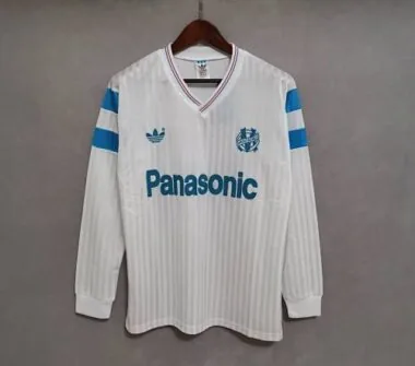 90-91 Marseille home long sleeve