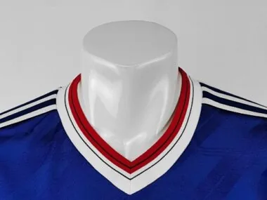 86-88 Manchester United away blue long sleeve player version