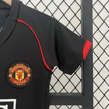 07-08 Manchester United Away Retro Kids Kits Children Sets